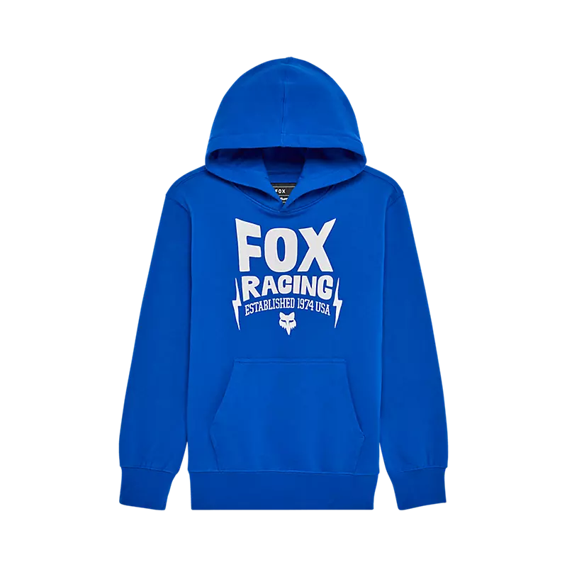 Fox Racing Youth Bolt Pullover Hoodie Blue