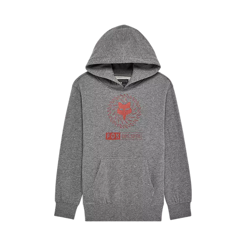 Fox Racing Youth Kairos Pullover Hoodie Heather Graphite