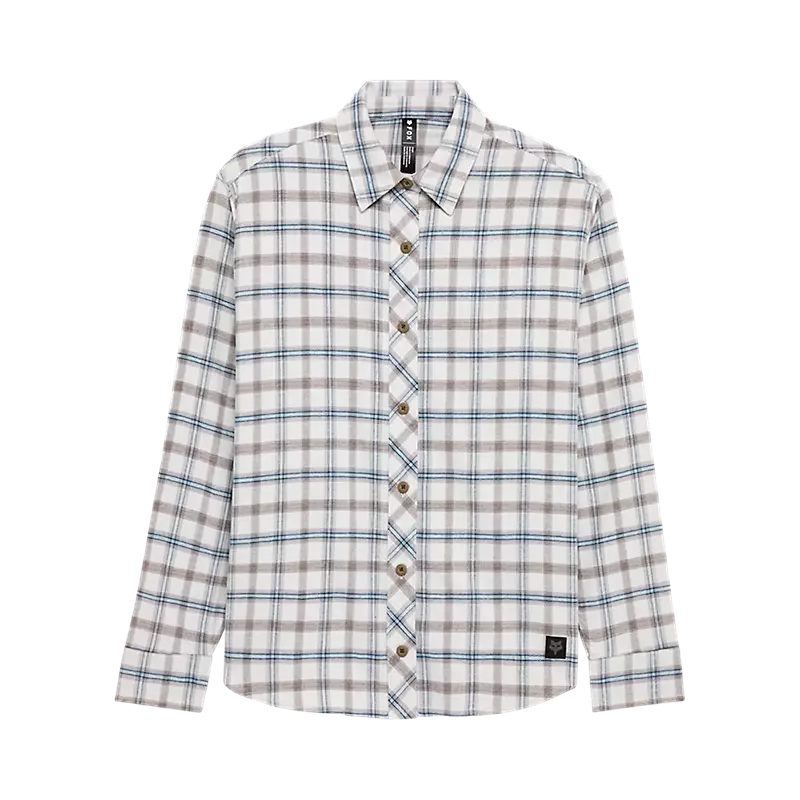Fox Racing Women's Survivalist Core Flannel Long Sleeve Shirt Light Grey