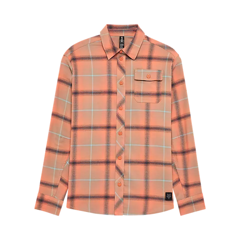 Fox Racing Women's Survivalist Stretch Flannel Long Sleeve Shirt Coral