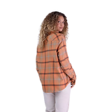 Fox Racing Women's Survivalist Stretch Flannel Long Sleeve Shirt Coral