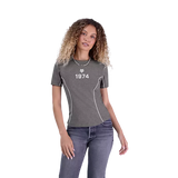 Fox Racing Women's Moto-X Fitted Tee Heather Graphite