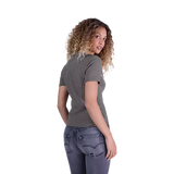 Fox Racing Women's Moto-X Fitted Tee Heather Graphite