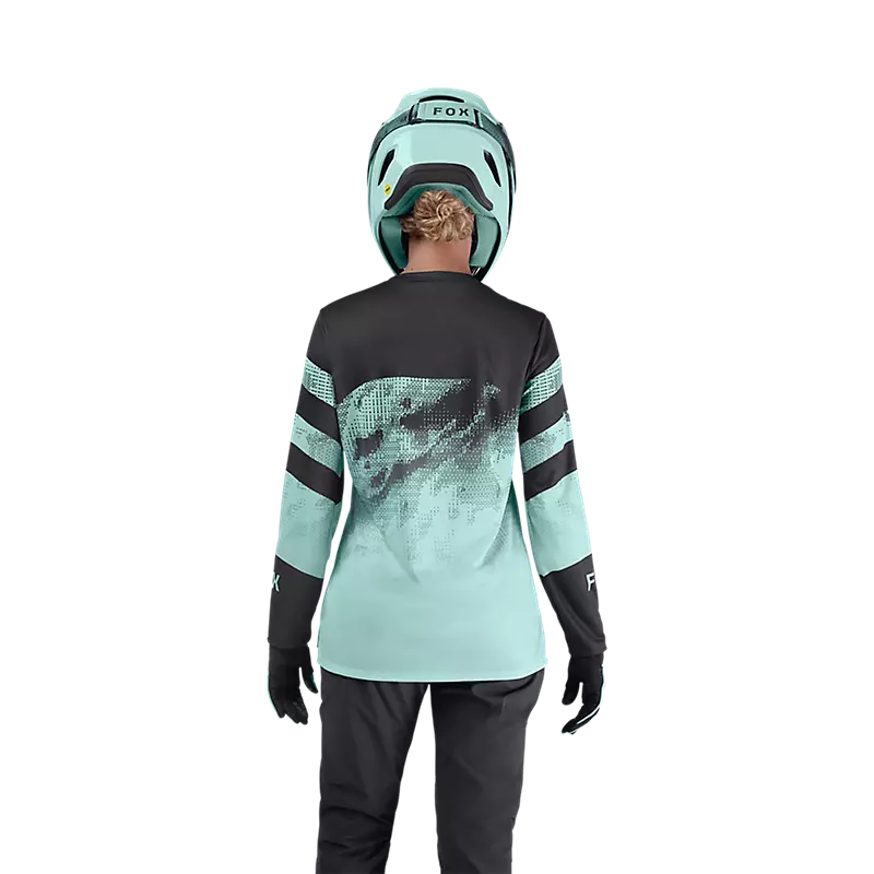 Fox Racing Womens Ranger Long Sleeve Jersey Special Edition Kairos Turquoise