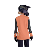 Fox Racing Womens Defend Long Sleeve Jersey Special Edition Elevated Coral