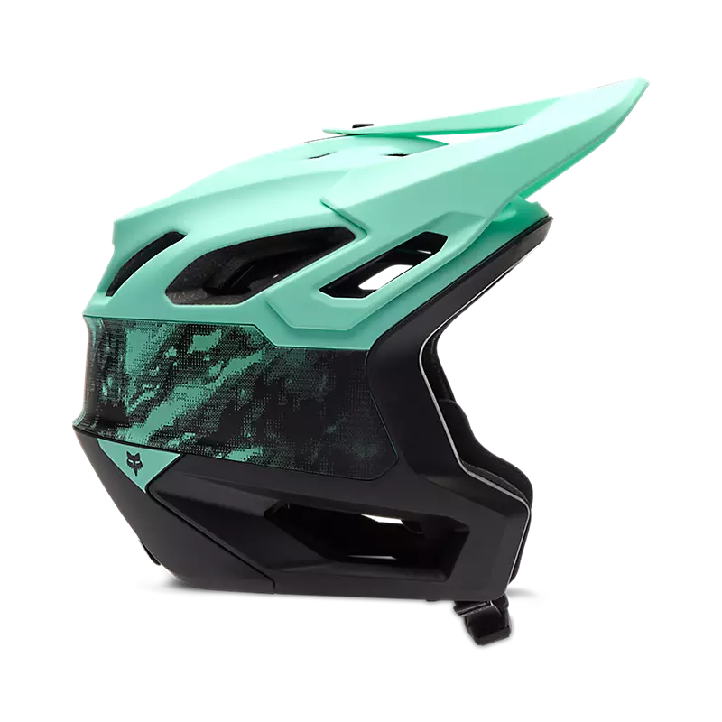 Fox Racing Dropframe Helmet Pro Kairos  CE Turquoise Special  Edition