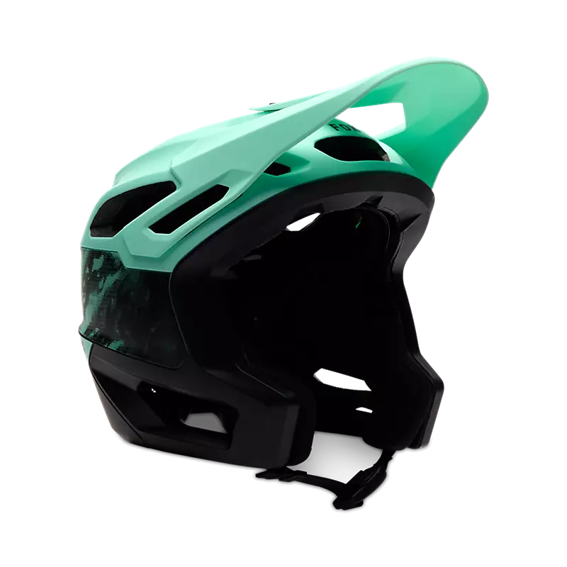 Fox Racing Dropframe Helmet Pro Kairos  CE Turquoise Special  Edition