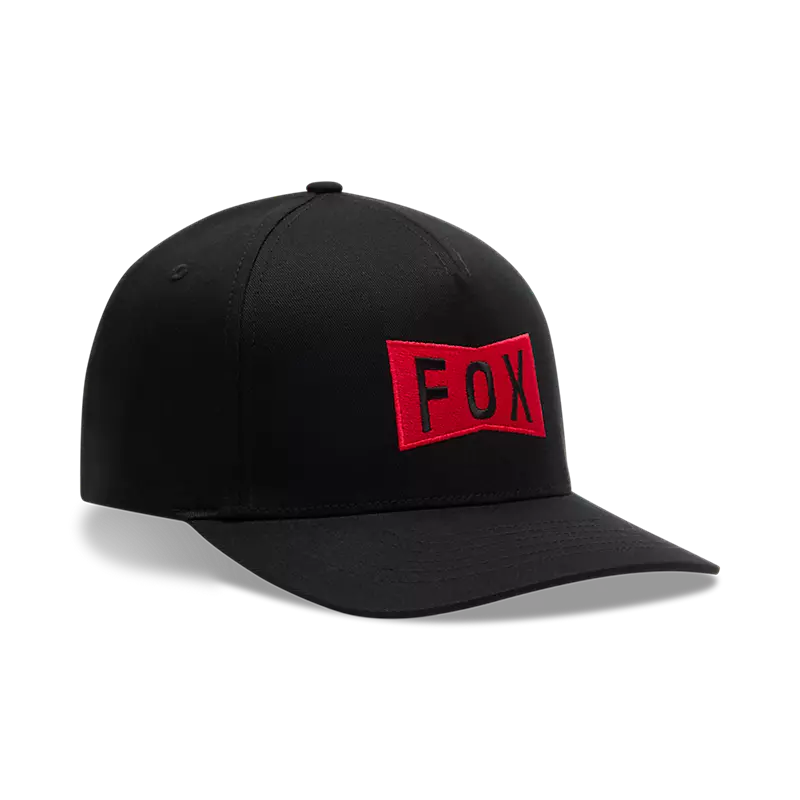 Fox Racing Typeface Flexfit Hat Black