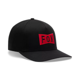 Fox Racing Typeface Flexfit Hat Black