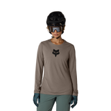 Fox Racing Women's Ranger Long Sleeve Jersey Head Nutmeg