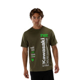 Fox Racing Kawi 195 Original T-Shirt mit kurzen Ärmeln Olivgrün