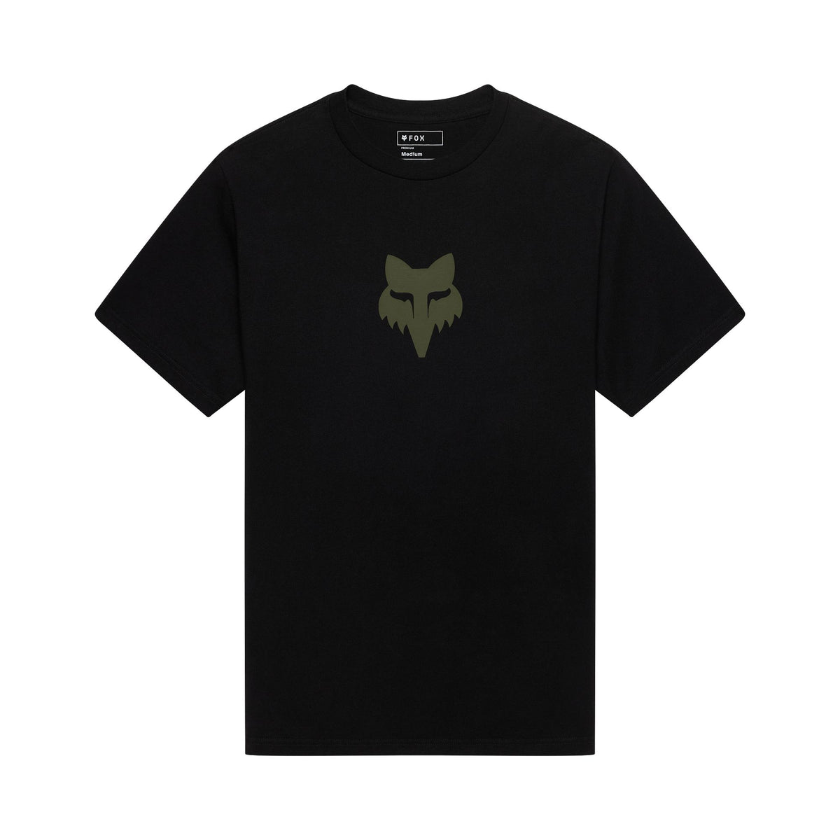 Fox Racing Fox Head 195 Original T-shirt met korte mouwen Zwart/Groen