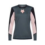 Fox Racing Women's Defend Long Sleeve Jersey Creation Deep Cobalt