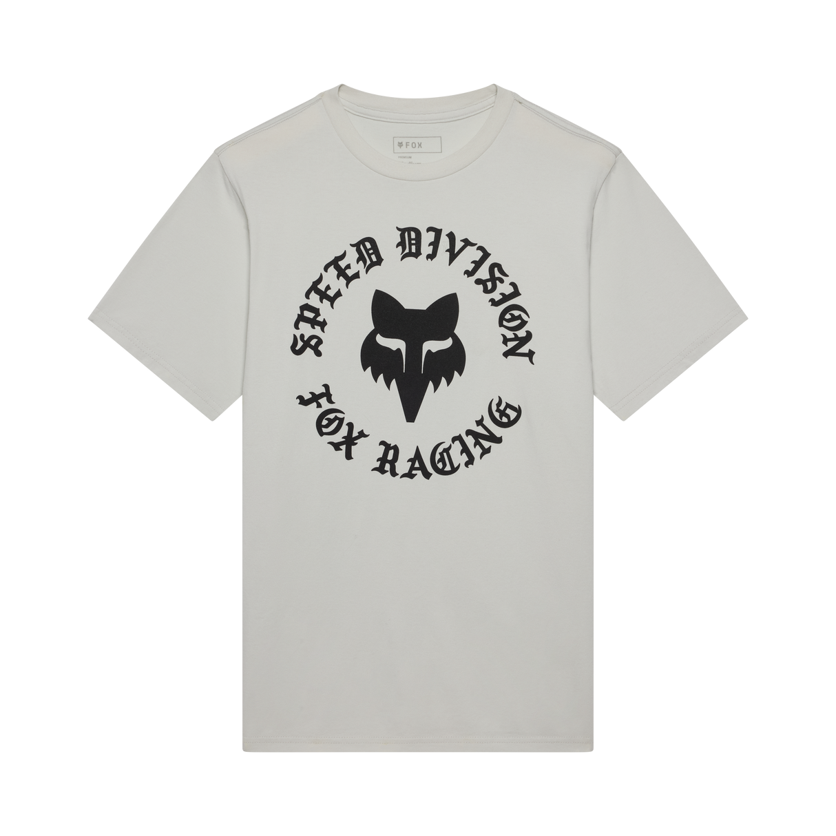 T-shirt Fox Racing Badge 195 Original gris clair