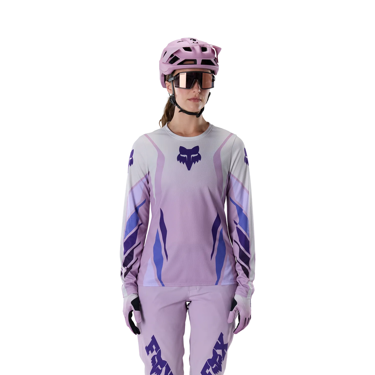 Fox Racing Ranger-jersey met lange mouwen voor dames, Foundry Lavender Drift