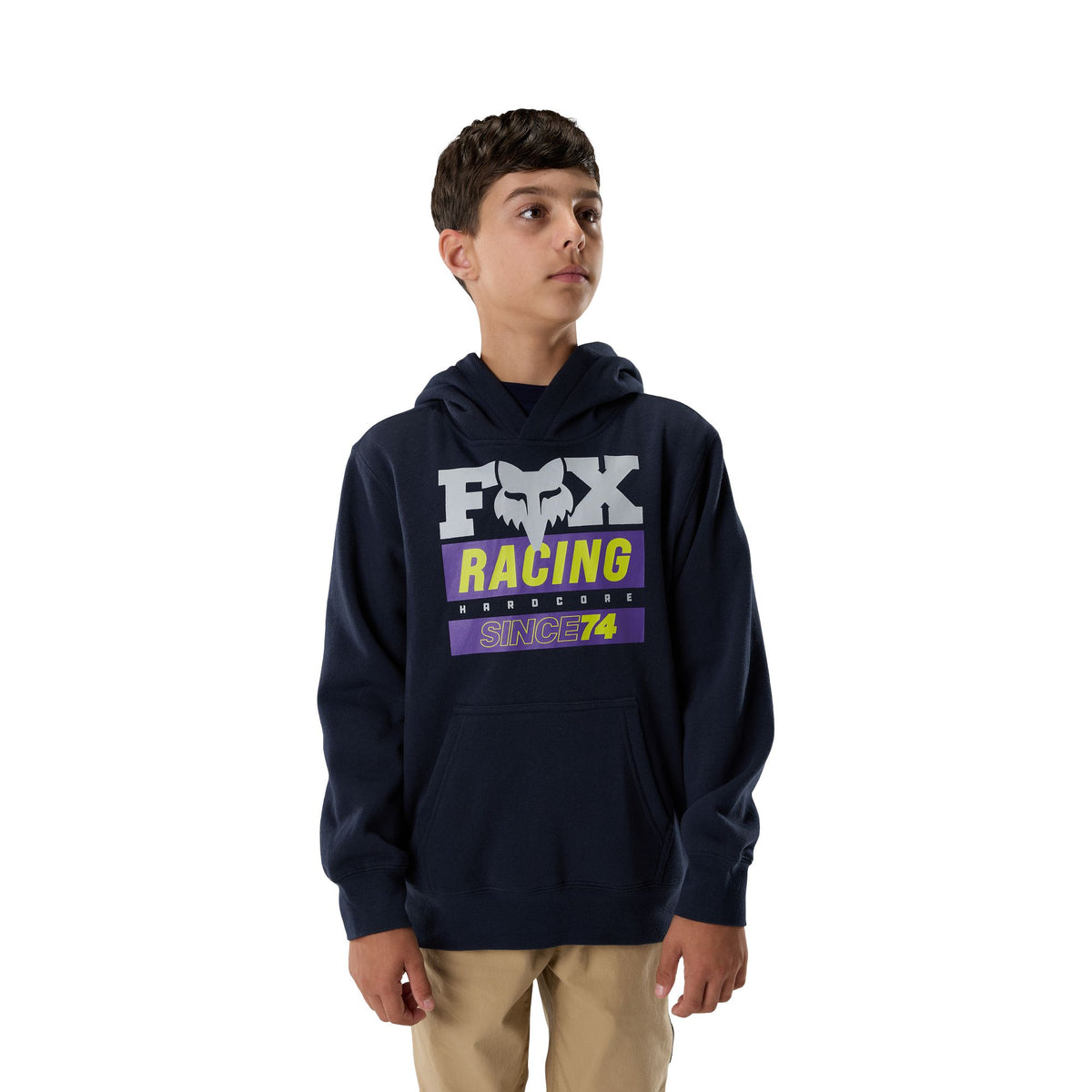Sudadera con capucha polar para jóvenes Since 74 de Fox Racing, medianoche