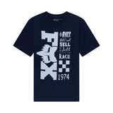 T-shirt à manches courtes Fox Racing Youth Bend bleu marine