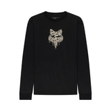 Fox Racing Youth Roughcut Langarm-T-Shirt Ultr schwarz