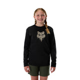 Fox Racing Youth Roughcut Langarm-T-Shirt Ultr schwarz