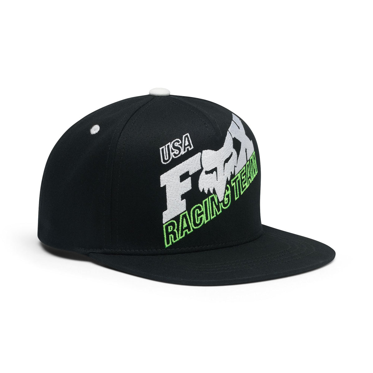 Fox Racing Youth Coldpress Snapback-Kappe Schwarz