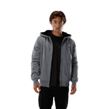 Sudadera polar con cremallera Fox Head Sasquatch de Fox Racing gris grafito jaspeado