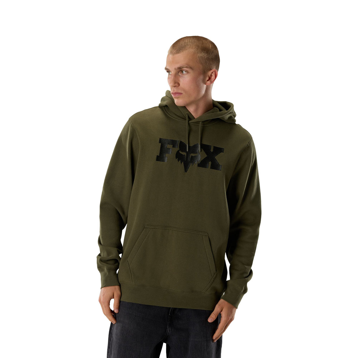 Fox Racing Fox Head X Fleece-Pullover, Olivgrün