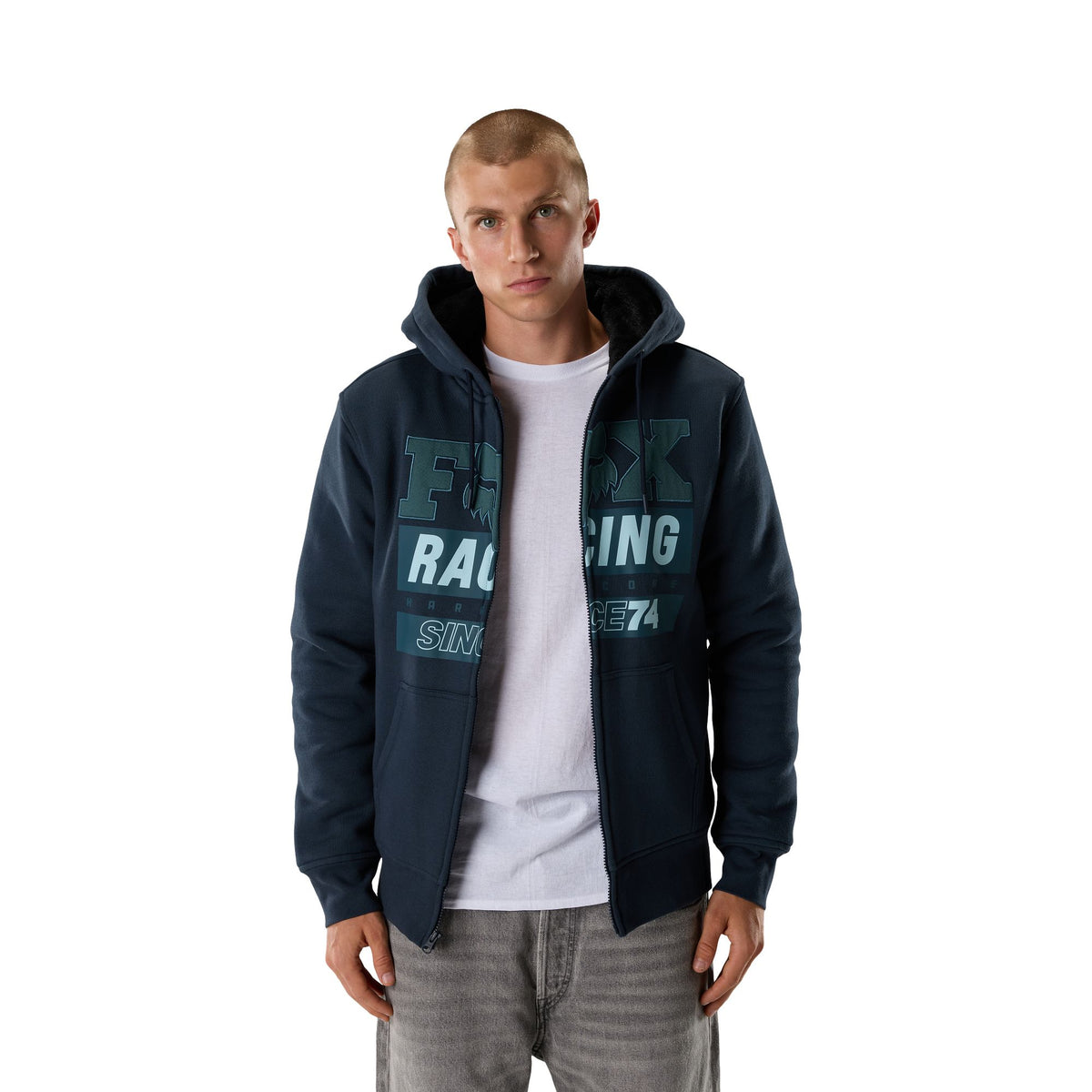 Sudadera polar con cremallera Since 74 Sasquatch de Fox Racing azul medianoche