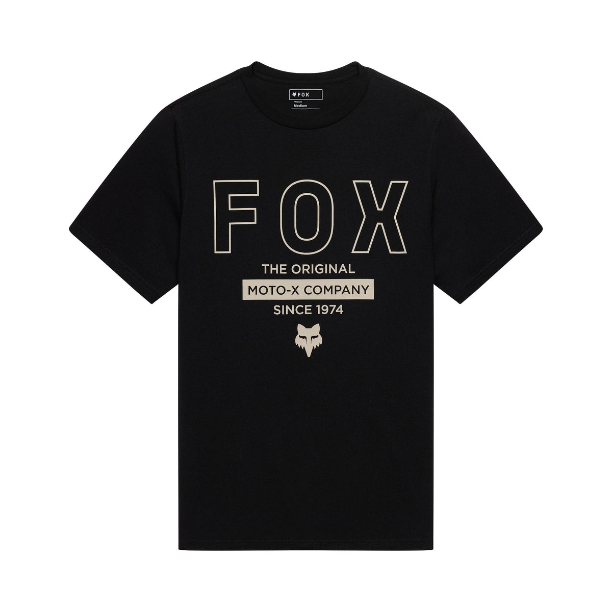Fox Racing Outline 195 Original T-shirt met korte mouwen Zwart