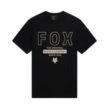 Fox Racing Outline 195 Original T-shirt met korte mouwen Zwart
