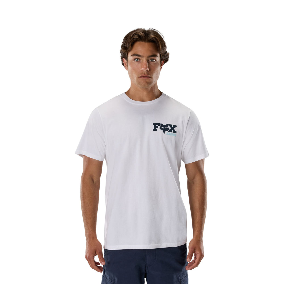 Camiseta de manga corta original Since 74 195 de Fox Racing, blanca