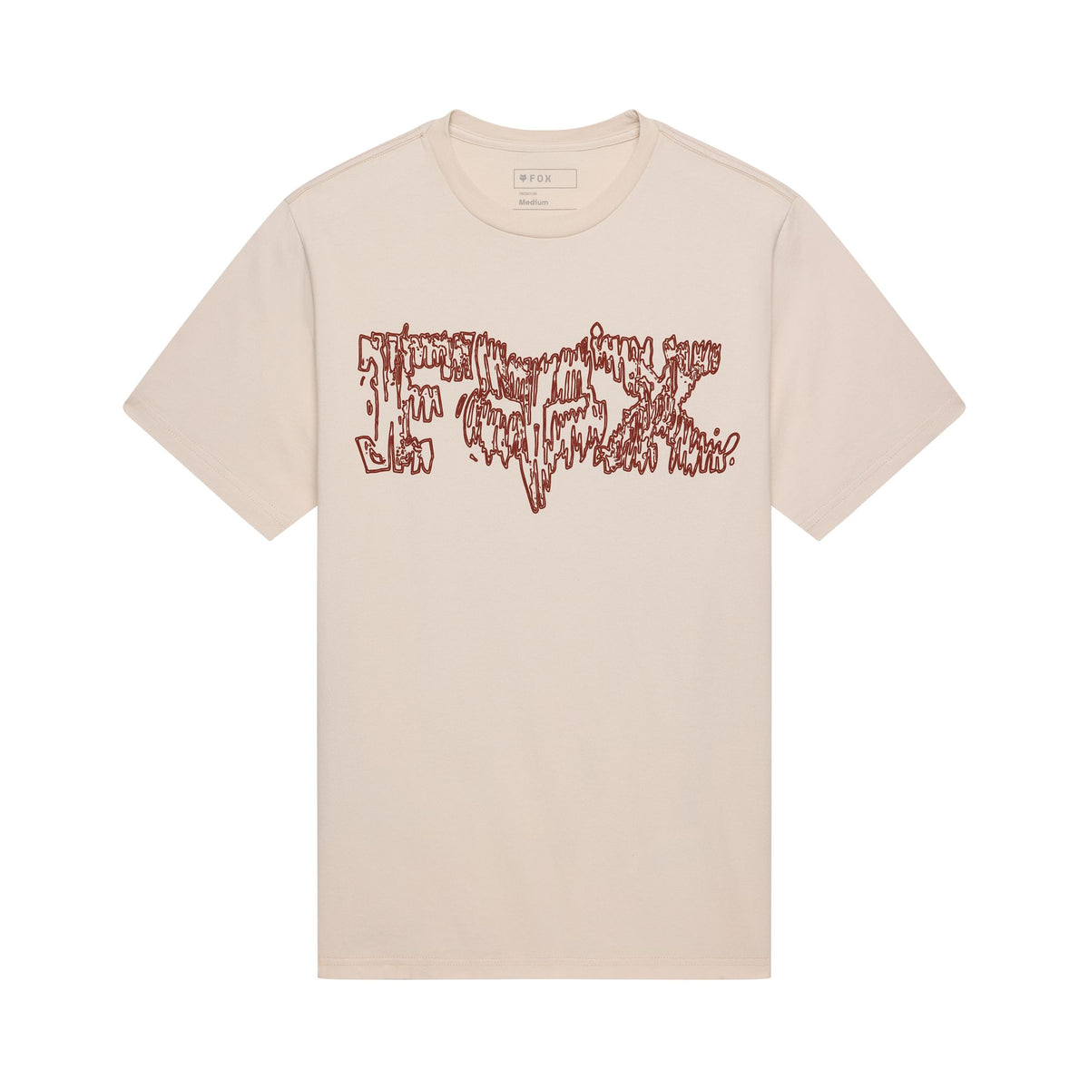 Fox Racing Dustproof 195 Original T-Shirt mit kurzen Ärmeln Kreide
