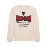 T-shirt à manches longues Fox Racing Go Race 195 Original craie