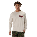 T-shirt à manches longues Fox Racing Go Race 195 Original craie