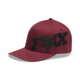 Fox Racing Fox Head X Flexfit-Kappe Dunkelmaroon