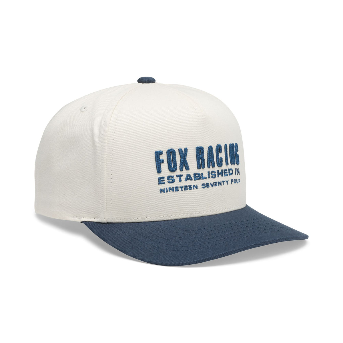 Casquette snapback Fox Racing Warped blanc nacré
