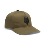 Gorra Fox Racing Fox Head Subframe Snapback verde oliva