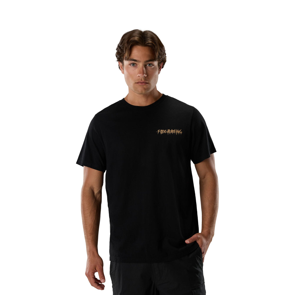 Fox Racing Roughcut 195 Original T-shirt met korte mouwen Zwart