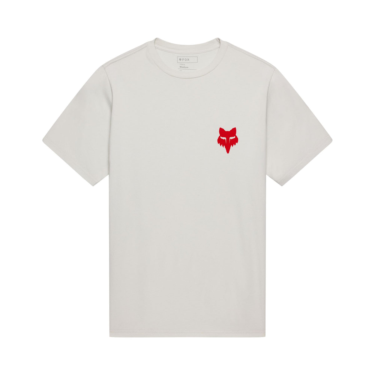 Fox Racing Gutter 195 Original T-shirt met korte mouwen Lichtgrijs