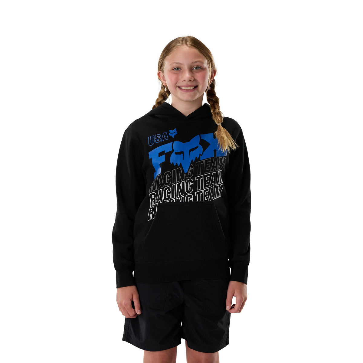 Sudadera polar juvenil Coldpress de Fox Racing negra