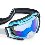 Maschera Fox Racing Airspace Foundry Azzurro cielo