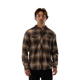 Camisa de franela elástica de manga larga Survivalist de Fox Racing, marrón azúcar