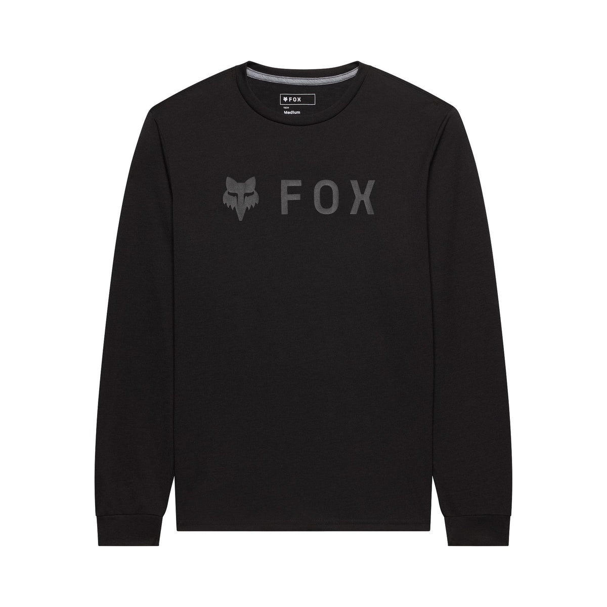 Camiseta de manga larga Fox Racing Absolute Original Dri-Release Black/Black