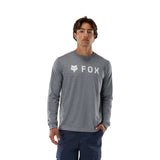 T-shirt à manches longues Absolute Original Dri-Release Fox Racing gris graphite chiné