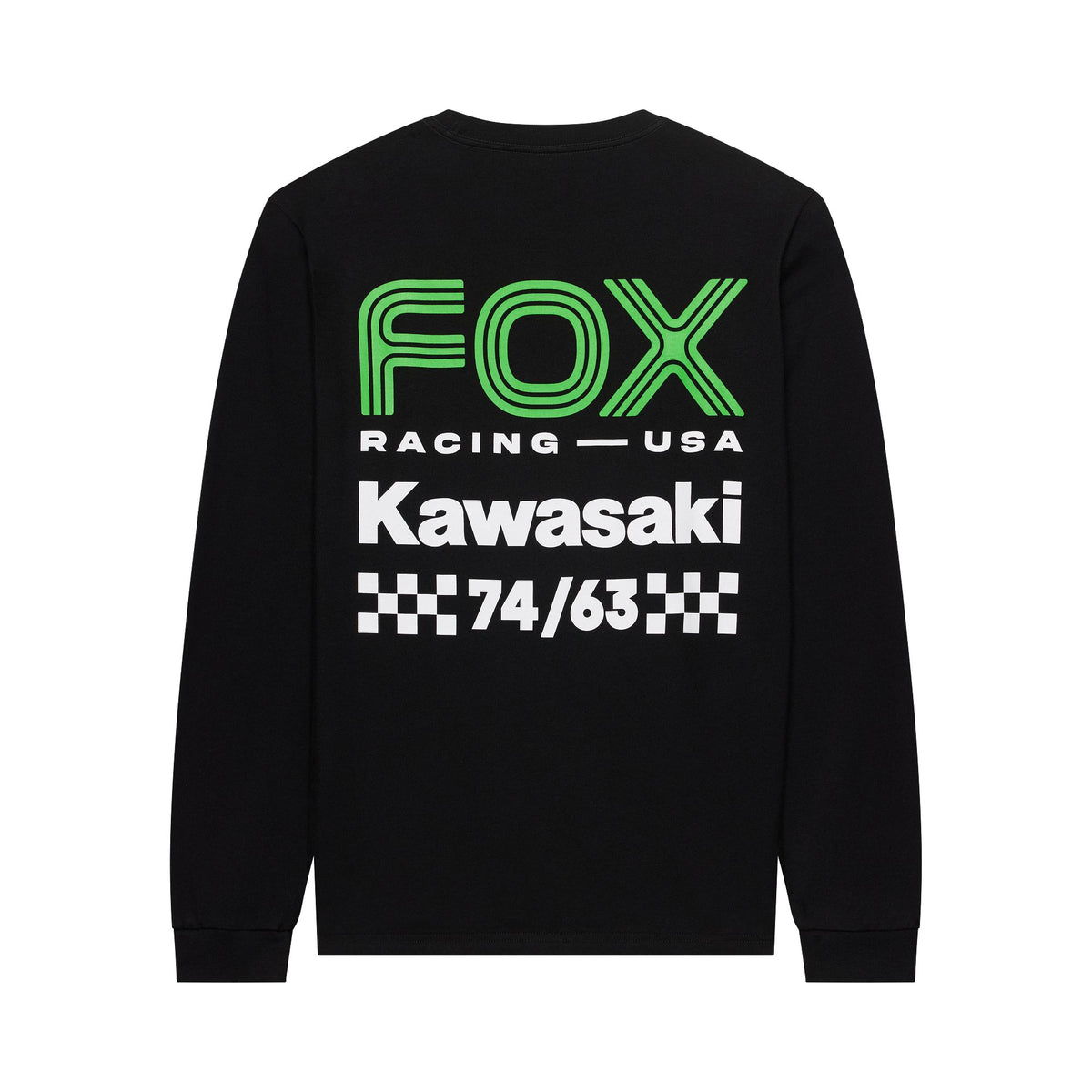 T-shirt à manches longues Fox Racing Kawi 195 Original noir