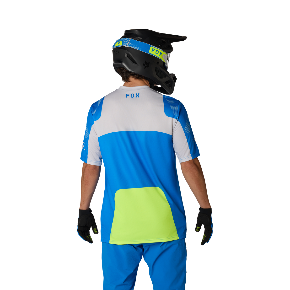 Maillot à manches courtes Fox Racing Ranger Tactile Bleu Joyau
