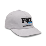 Fox Racing Womens Checker Adustable Hat Light Grey