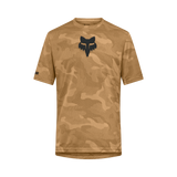 Camiseta de manga corta Fox Racing Ranger Tru Dri color nuez