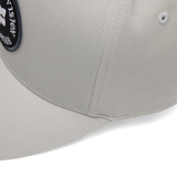 Fox Racing Badge Flexfit Hat Light Grey