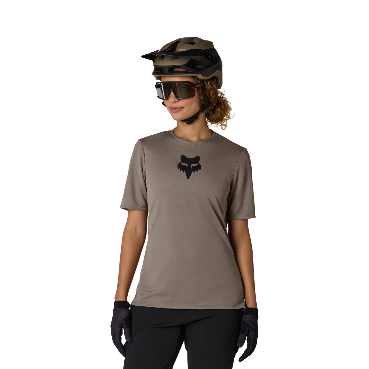 Maglia a maniche corte Fox Racing Donna Ranger Testa Noce Moscata
