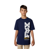 Camiseta juvenil Fox Racing Checker azul marino